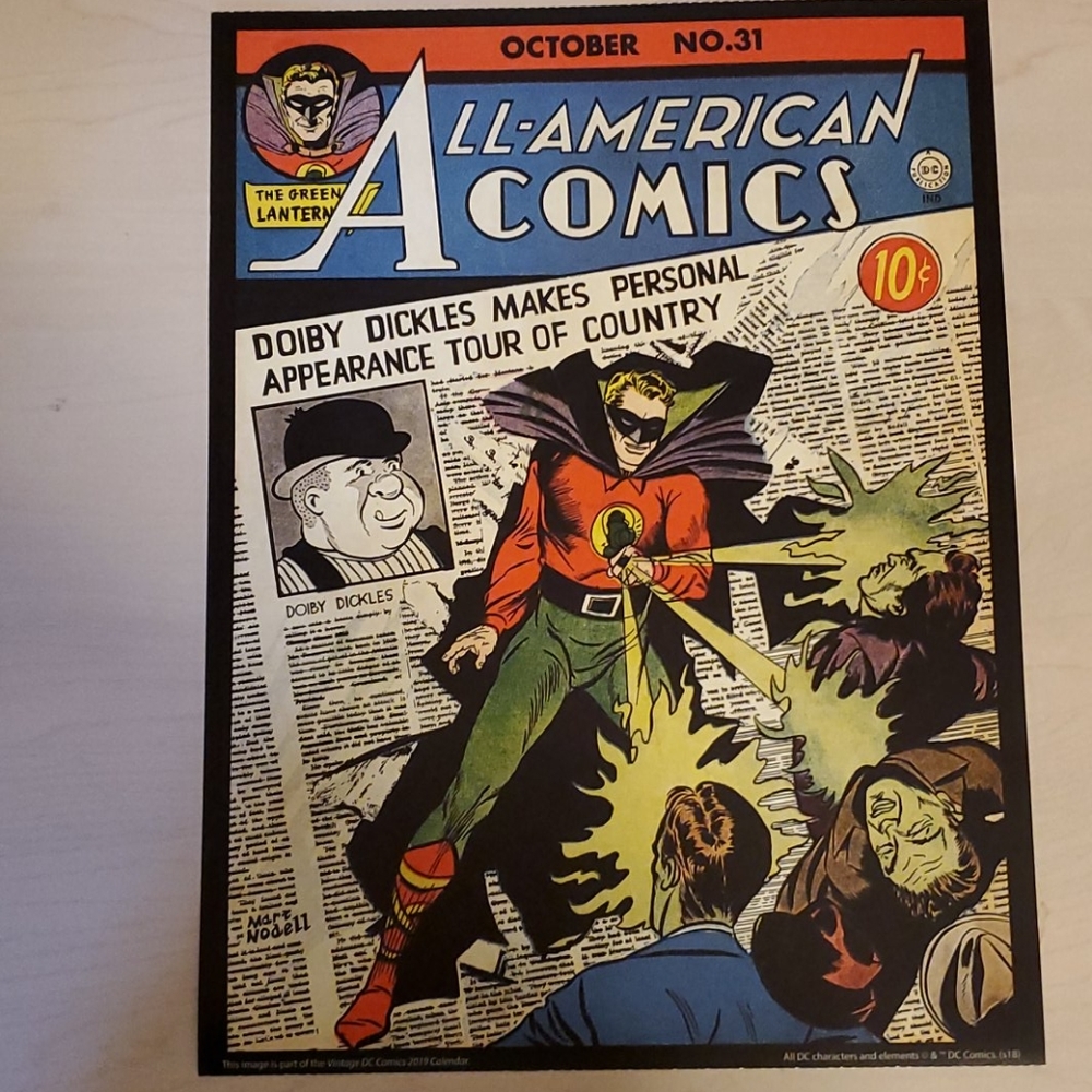 DC All-American Comics # 31 Cover Poster